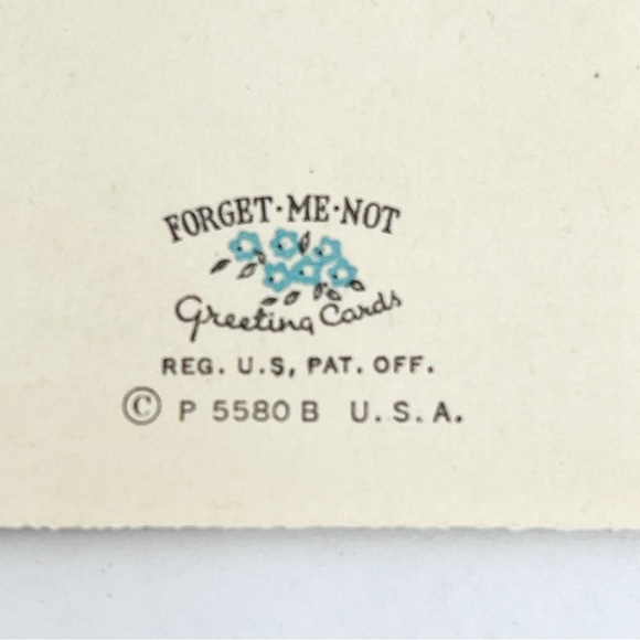 Easter Cards Vintage Forget-Me-Not & USA Made Cards Assortment 8 - Picture 4 of 10